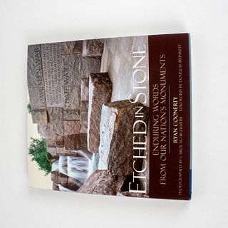Hardcover Coffee Table Book, Etched in Stone