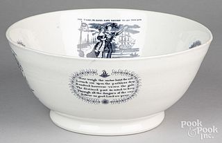 Large Staffordshire bowl