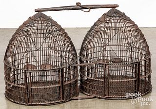 Iron wire birdcage