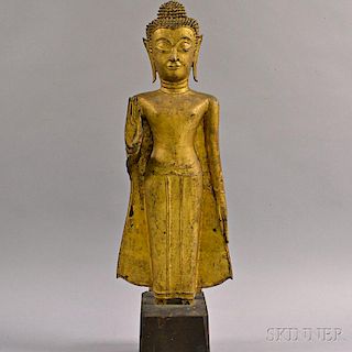 Southeast Asian Gilt-bronze Buddha