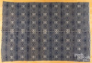 Two antique coverlets.
