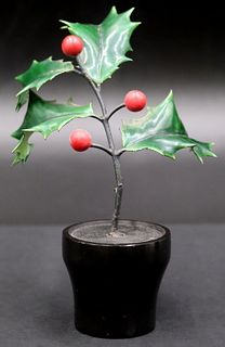 Faberge STYLE Study of a Holly Sprig.
