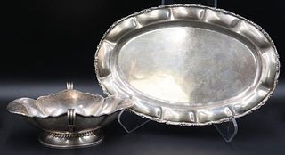SILVER. 2 pcs. of Signed Mexican Silver Hollowware