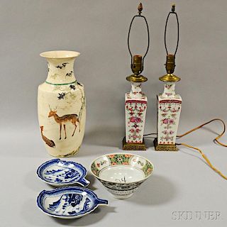 Six Assorted Ceramic Items