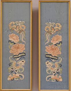 Two Embroidered Sleeve Bands