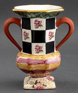 Mackenzie-Childs Ceramic Urn Vase