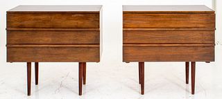 Mid-Century Modern Danish Style Dressers, Pair