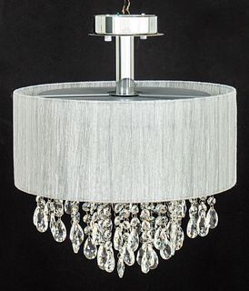 Possini Silver and Crystal Chandelier