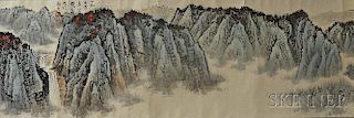 Handscroll Depicting a Mountain Landscape