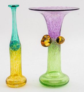Bertil Vallien for Kosta Boda "Windpipe" Vases, 2