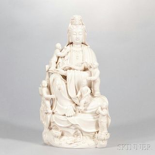 Blanc-de-Chine Figure of Guanyin