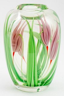 Beyers for Orient & Flume Studio Art Glass Vase