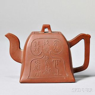 Six Yixing Covered Teapots