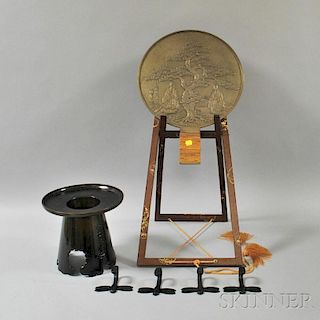 Japanese Bronze and Iron Items