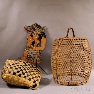 Two Baskets and a Shadow Puppet