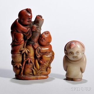 Two Shoushan Stone Seal Carvings