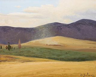 Gerard Curtis Delano, (American, 1890-1972), Cattle Country
