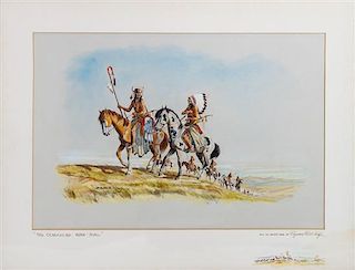 Byron B. Wolfe, (American, 1909-1997), Comanche War Trail