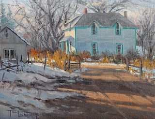 Tom Lockhart, (American, b. 1952), Afternoon in January, 2001