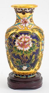 Chinese Cloisonne Enamel Miniature Vase