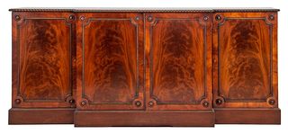 Victorian Style Mahogany Credenza Sideboard