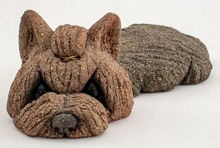 Lou Rankin Yorkshire Terrier Dog Sculpture