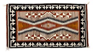 A Navajo Crystal Weaving 43 x 70 inches.