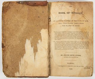 NEWLY DISCOVERED, RARE BOOK OF MORMON TRUE FIRST EDITION