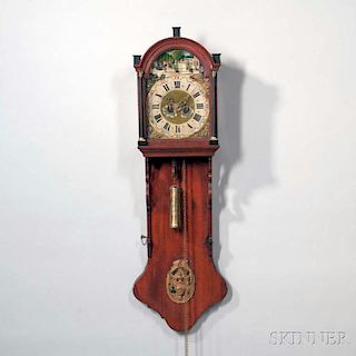 Mahogany Freisland Wall Clock with Automata