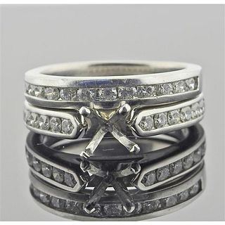 Platinum Diamond Engagement Wedding Ring Setting