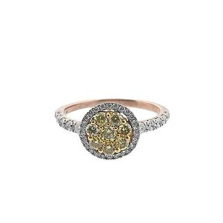 Kallati Yellow Diamond Gold Engagement Ring