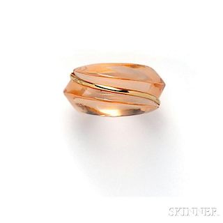 18kt Gold and Resin Ring, Baccarat