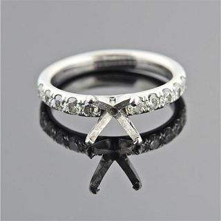 Blue Nile Platinum Diamond Engagement Ring Setting