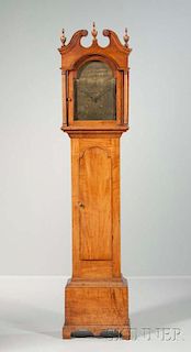 Unsigned New Hampshire Birch Tall Clock