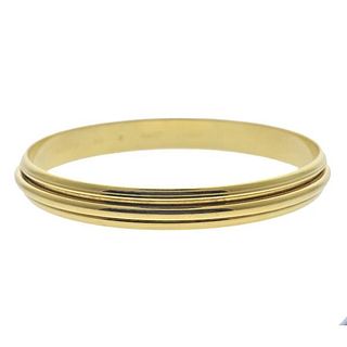 Piaget Possession 18k Gold Spinning Bangle Bracelet