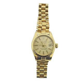 Rolex Datejust 18k Gold Lady&#39;s Watch 6917