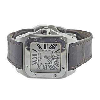 Cartier Santos 100 Stainless Steel Automatic Watch 2878