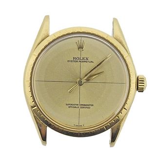 Rolex Oyster Perpetual 18k Gold Watch 1009