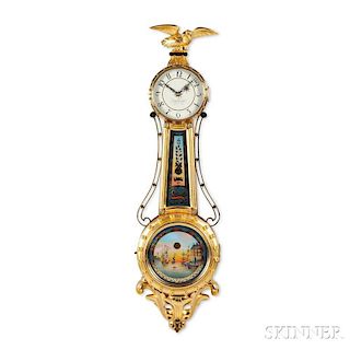 Foster S. Campos Mahogany Girandole Clock