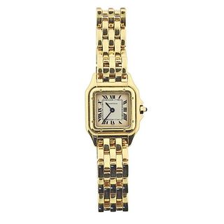 Cartier Panthere 18k Gold Lady&#39;s Watch 107000M