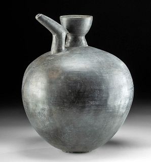 Huge Azerbaijan Meshkinshar Pottery Spouted Jar, TL'd