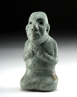 Olmecoid / Proto-Maya Jade Seated Figure