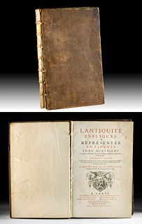 1719 Bernard Montfaucon "L'Antiquite Expliquee" Vol. IV