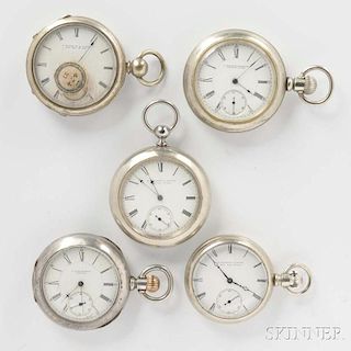 Five Howard Open-face Watches