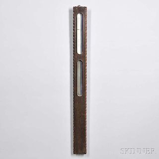 Timby's Ripple-front Rosewood Stick Barometer