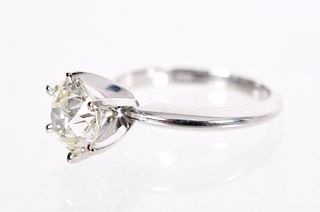 A Two Carat Diamond Engagement Ring