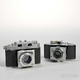 Two Agfa Karat Cameras