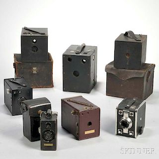Ansco "Memo" and Six Box Cameras