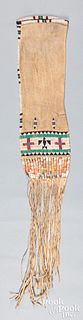 Plains Indian beaded pipe bag
