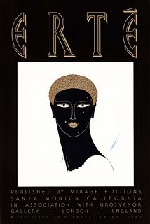 Queen of Sheba, A Large ERTE Lithograph Poster, 1979